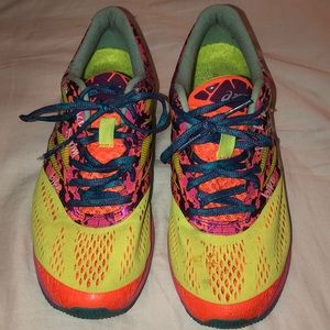 ASICS women’s tennis shoes multi color